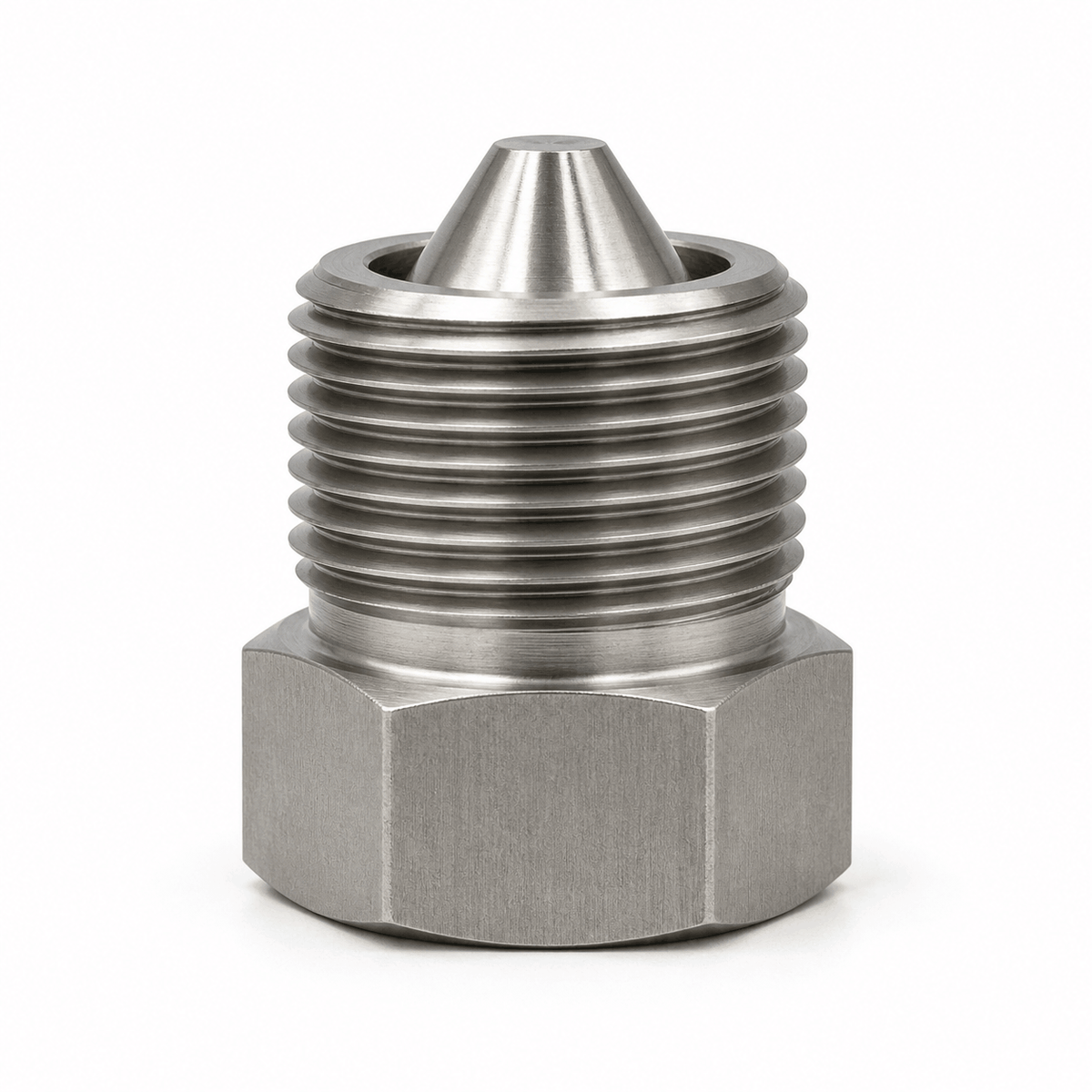 9/16 inch high pressure 2 piece plug assembly 60,000 PSI stainless steel port plug for oilfield flowline and autoclave HP fittings