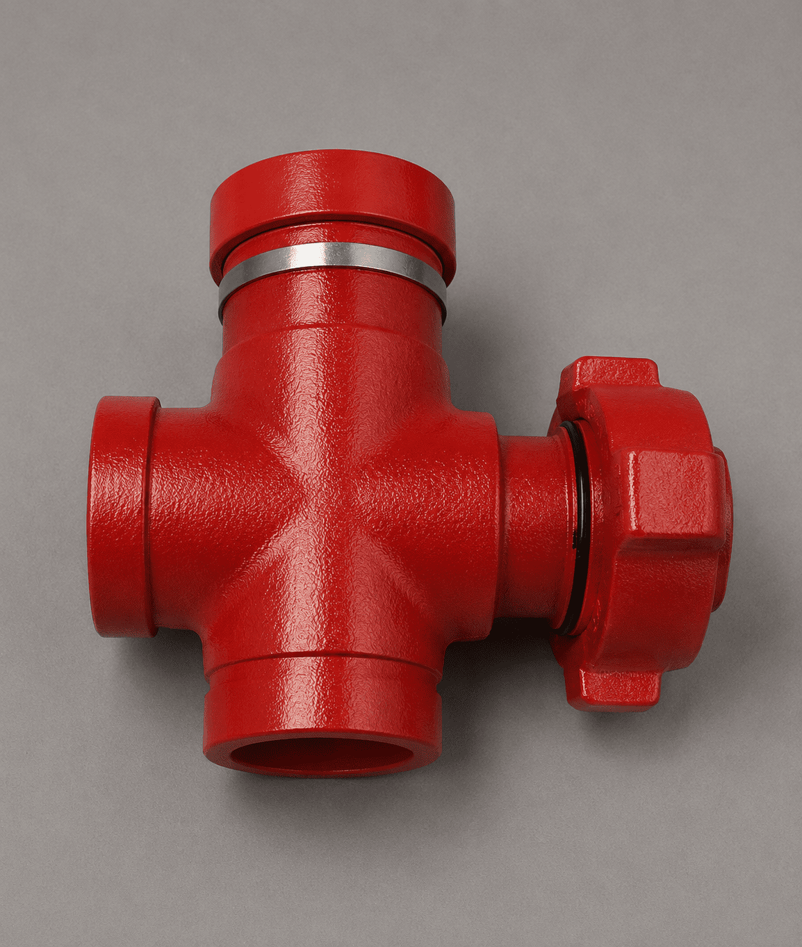 Double Cushion Elbow – 3" FIG 1502 Male (Wing) x 3" FIG 1502 Female (Thread) | Heavy Duty