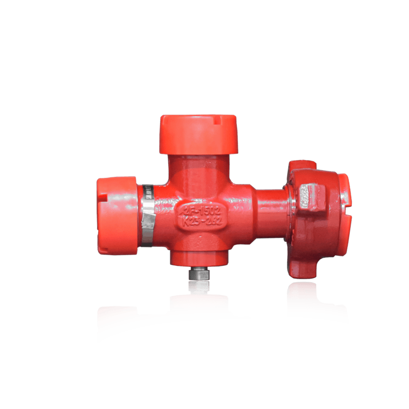 2" FIG 1502 CHOKE TEE M(Wing) x F(Thread) x F(Thread) STD