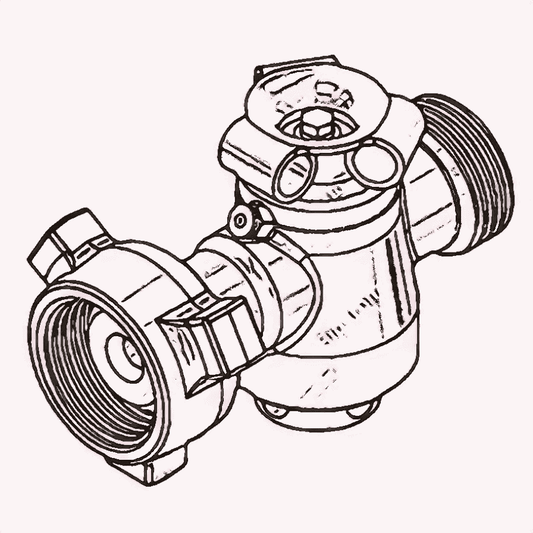 Plug Valve, Manual, Low Torque, 2" x 1" 1502 MxF, 10,000 PSI, Sour Service