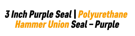 3 Inch Purple Seal Polyurethane Hammer Union Se