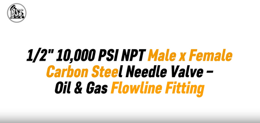 1/2" 10,000 PSI Hex Head NPT Plug - Oil & Gas Flowline Fitting