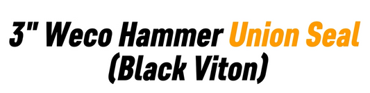 3" Weco Hammer Union Seal - Black Viton (3 inch)