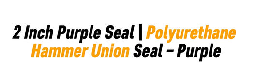 2 Inch Purple Seal | Polyurethane Hammer Union Seal - Purple