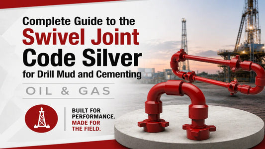 Swivel Joint Code Silver for drill mud and cementing operations in high-pressure oilfield flowline and pressure control applications