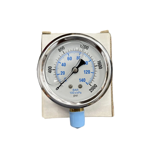 1/4" NPT 2,000 PSI 2.5" Dial Pressure Gauge – Oil & Gas Instrumentation