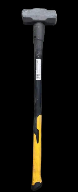 10 lb sledgehammer with 26-inch fiberglass handle for heavy-duty oilfield equipment maintenance and industrial applications