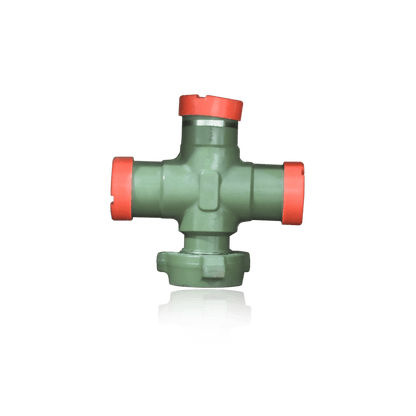 3 inch FIG 1502 cross female threaded x female threaded x female threaded x male wing for sour service oilfield flowline and flowback equipment, high pressure API 6A fitting