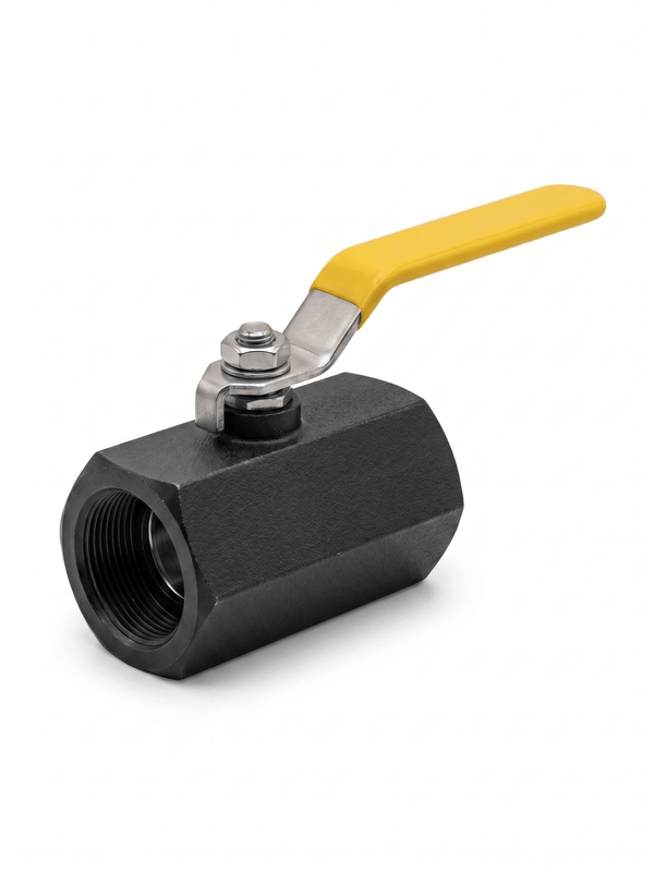 1 inch 2000 PSI carbon steel ball valve for oilfield and industrial flow control high pressure durable valve supplier
