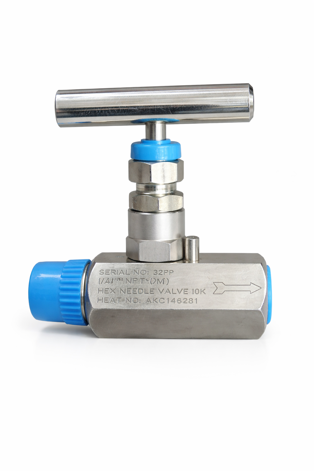 1/2" 10,000 PSI NPT Male x Female Carbon Steel Needle Valve – Oil & Gas Flowline Fitting
