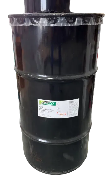 130 lb (16 Gal) Heavy-Duty Black Grease Drum | Extreme Pressure Valve & Flowline Lubricant