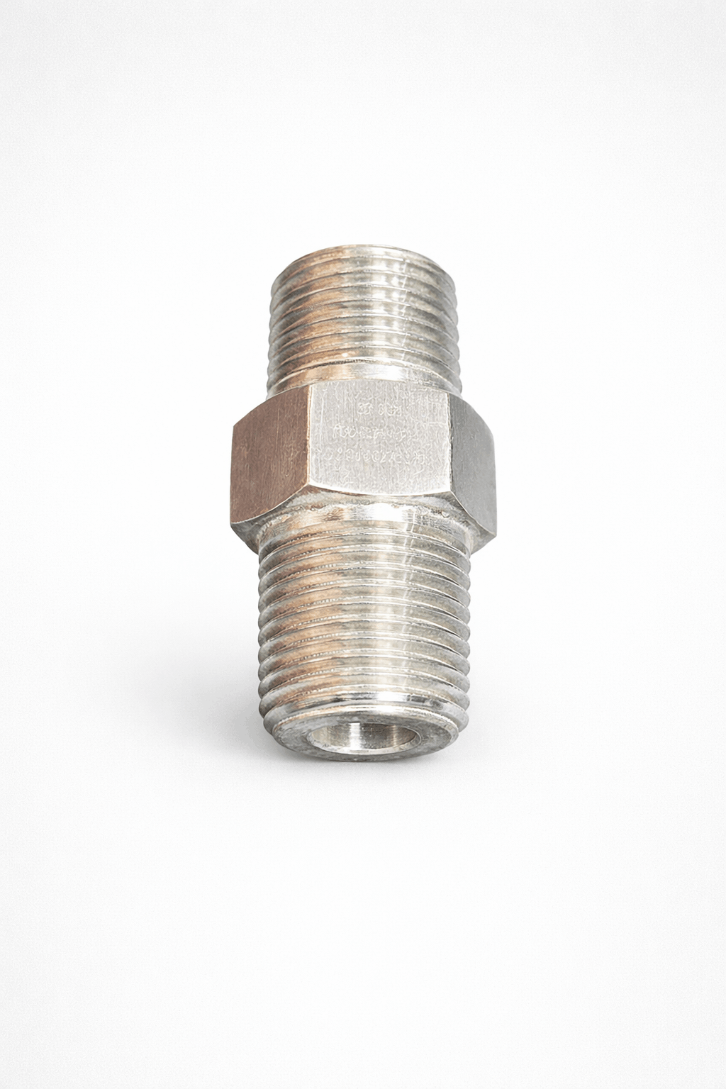 1/4 inch 15000 PSI NPT hex nipple male x male oilfield flowline fitting high pressure flow iron and integral fittings oil and gas