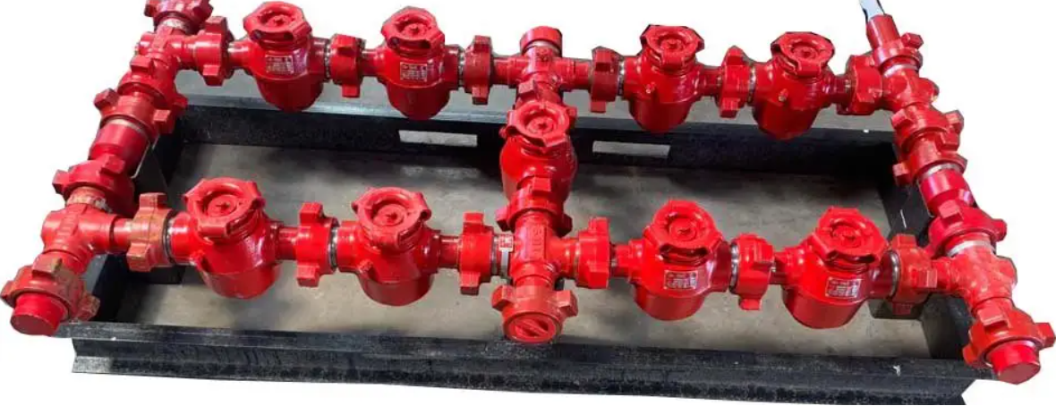 15,000 PSI 10-Valve Manifold – 2" x 2" (Fig 1502) Skid-Mounted Flow Control System