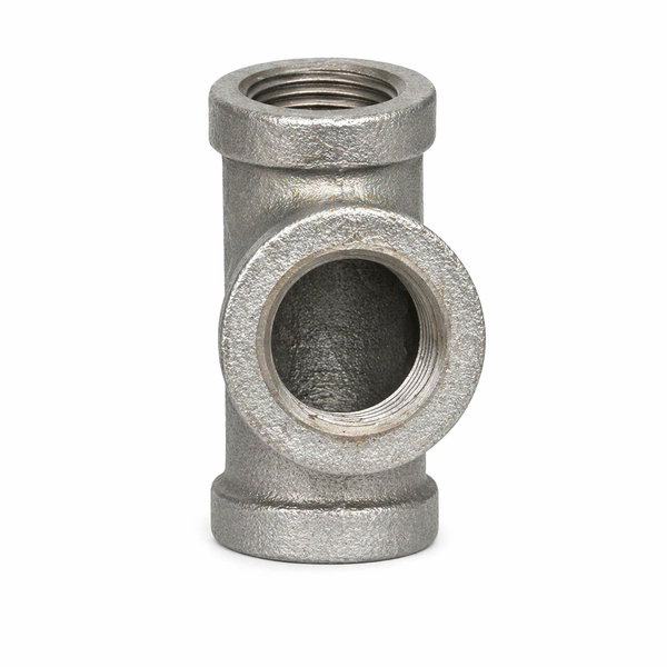 1 inch female NPT Schedule XH tee heavy duty pipe fitting high pressure carbon steel oilfield flowline and industrial applications