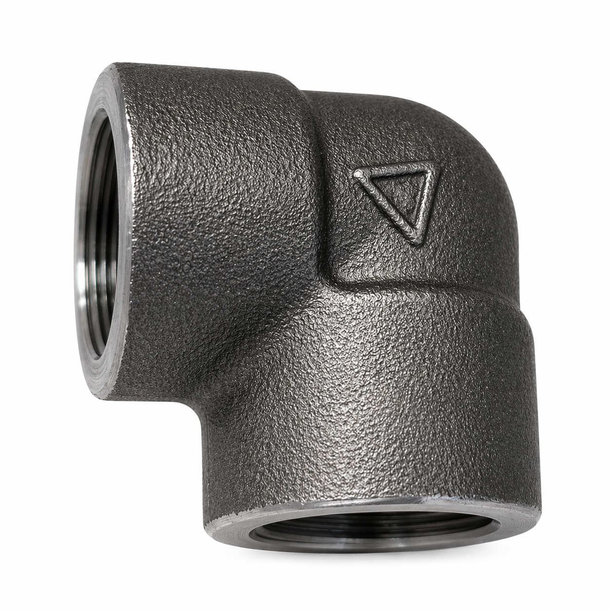 1 inch female x female NPT threaded 90 degree elbow pipe fitting carbon steel high pressure flowline and oilfield applications