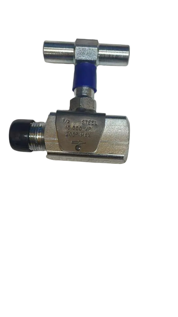 Válvula Agulha Macho x Fêmea de 1/2" 10.000 PSI – Conexão para Linha de Fluxo de Óleo e Gás Série Balon