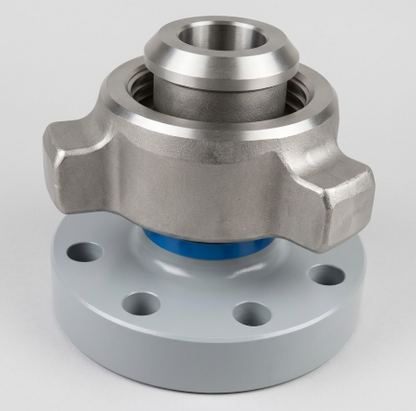 2-1/16 inch 10M x 2 inch FIG 1502 male wing flange adapter for oil and gas flowline fittings and high pressure oilfield equipment applications