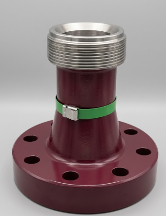 2-1/16 inch 15M x 2 inch FIG 1502 female threaded flange adapter for oil and gas flowline fittings and high pressure pressure control applications