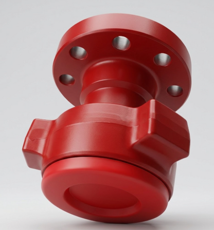 2-1/16 inch 15M x 3 inch FIG 1502 male wing flange adapter for oil and gas flowline fittings and high pressure oilfield equipment applications