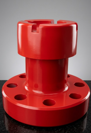 2-1/16 inch 5M x 2 inch FIG 1502 female flange adapter for high pressure flowline fittings and oilfield equipment applications