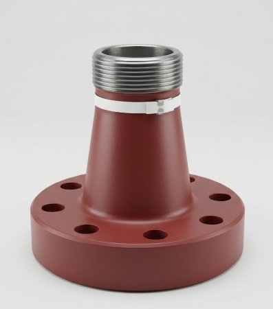 2-9/16" 10M x 2" Fig 1502 Female Thread Flange Adapter – Oil & Gas Flowline Fitting