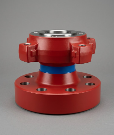 2-9/16 inch 5M x 2 inch FIG 1502 male wing flange adapter for high pressure flowline fittings and oilfield pressure control applications