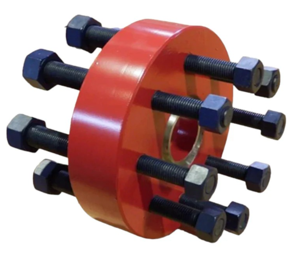 2-9/16 inch 5M x 2 inch FIG 1502 male wing flange adapter for oil and gas flowline fittings and high pressure oilfield equipment applications