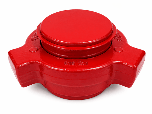 2 inch FIG 1502 male wing blind with nut 15K PSI high pressure flowline fitting for oil and gas manifold and flowline equipment systems