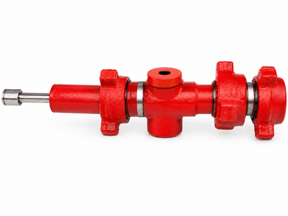 2 inch FIG 1502 adjustable choke assembly with 3/4 inch seat rated for 15,000 PSI high pressure oilfield flowline applications
