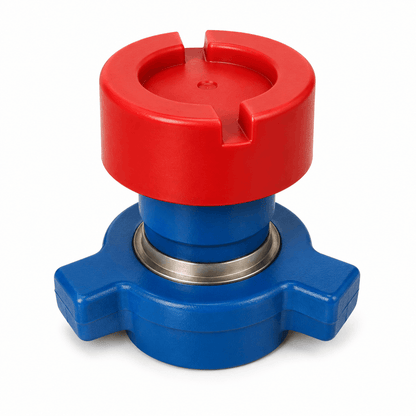 FIG 1502 2-inch male wing x 2-inch female threaded crossover adapter, 7-inch length, for sour service H2S high-pressure oilfield flowline applications