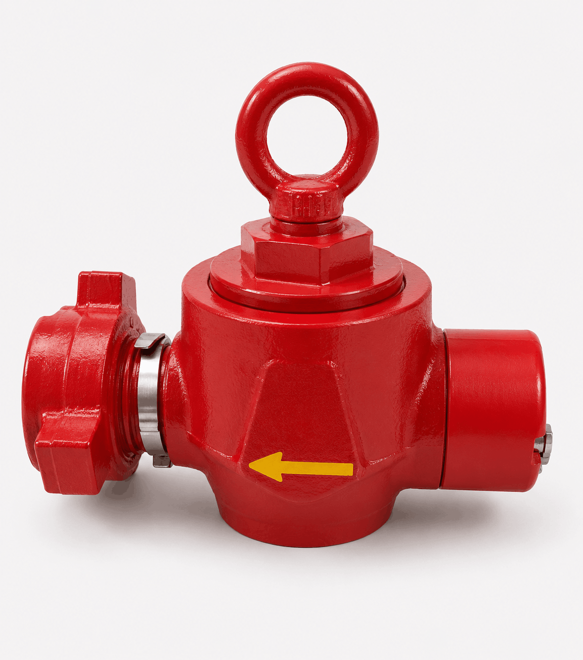 2 inch FIG 1502 swing type check valve rated for 15,000 PSI for high pressure oilfield flowline, frac iron, and flowback applications