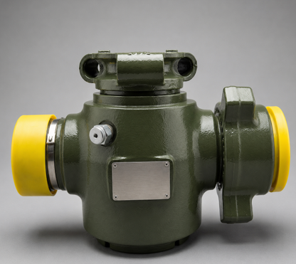 2" x 2" FIG 1502 low torque plug valve for H2S sour service rated 10,000 PSI high-pressure oilfield flowline and flowback equipment