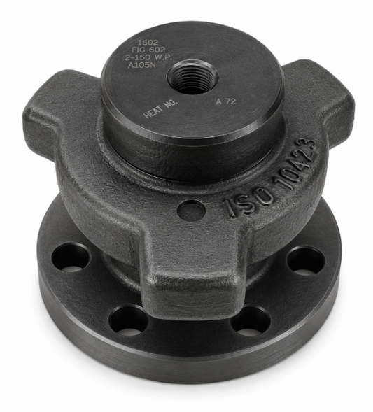 3-1/16" 10M x 3" Fig 1502 Male Wing Flange Adapter – Oil & Gas Flowline Fitting