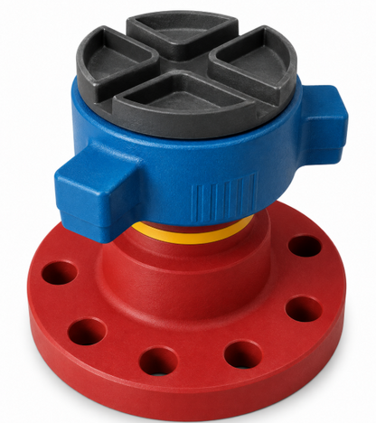 3-1/16" 15M x 3" Fig 1502 Male Wing Flange Adapter – Oil & Gas Flowline Fitting