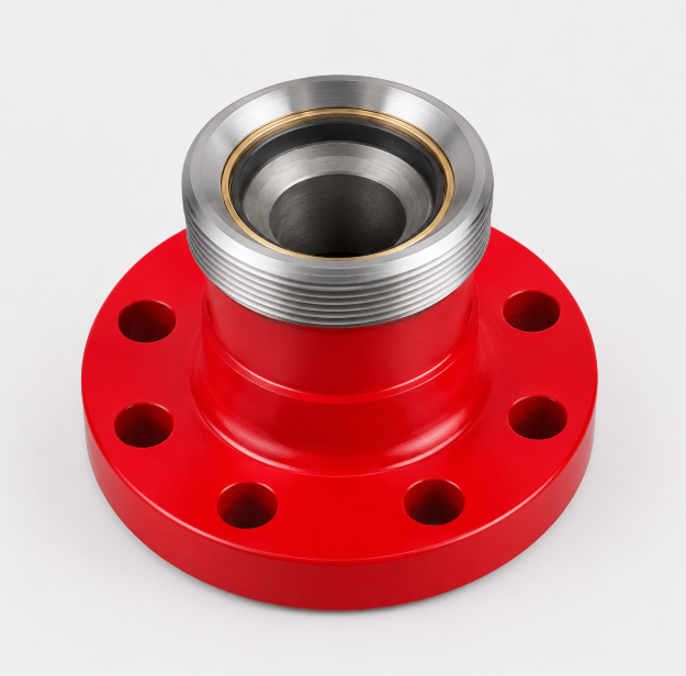 3-1/8" 5M x 3" Fig 1502 Female Thread Flange Adapter – Oil & Gas Flowline Fitting