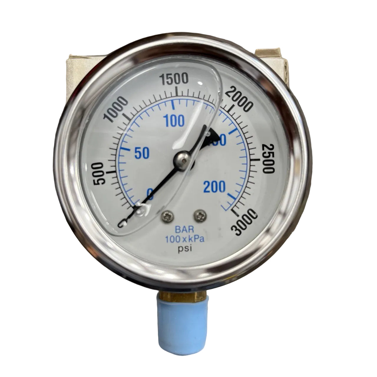 1/4" NPT 3,000 PSI 2.5" Dial Pressure Gauge – Oil & Gas Instrumentation