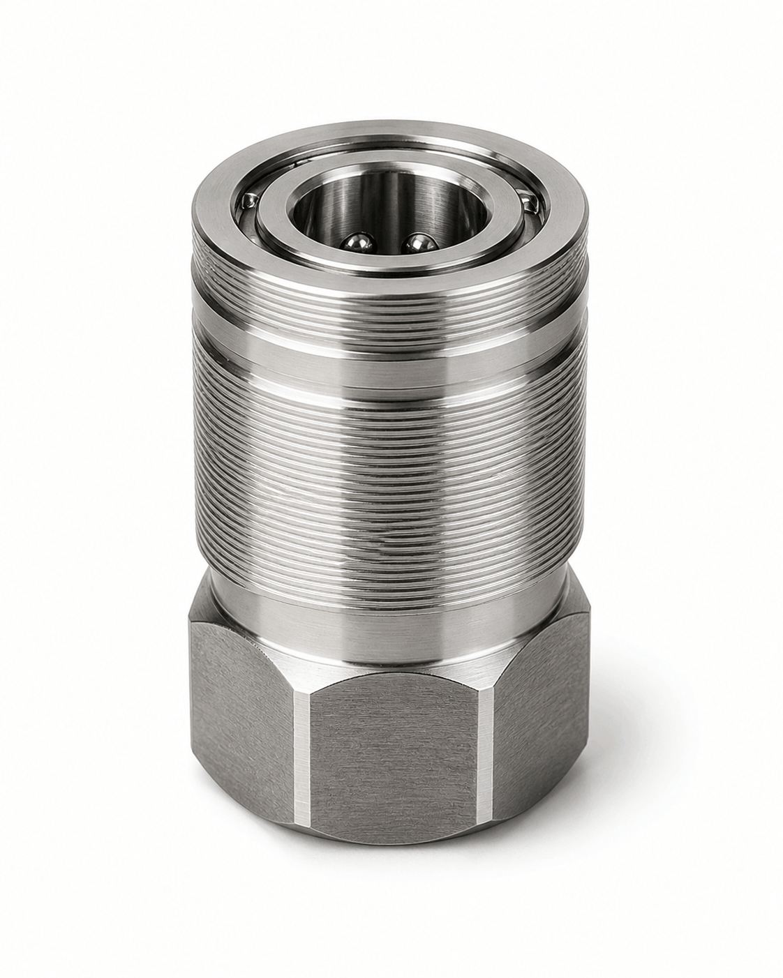 30,000 PSI Quick Coupler with Check Valve to 916 Type M Male Stainless Steel Fitting for oil and gas high-pressure flowline equipment