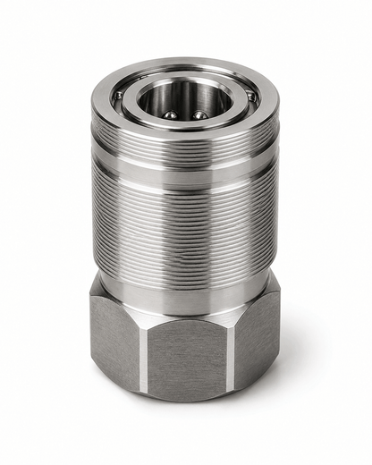 30,000 PSI Quick Coupler with Check Valve to 916 Type M Male Stainless Steel Fitting for oil and gas high-pressure flowline equipment