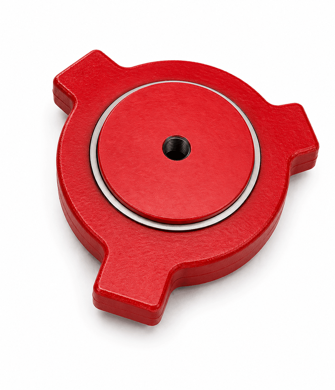 3-inch 15K PSI FIG 1502 tapped male blind sub with wing nut for oil and gas flowline high pressure iron systems