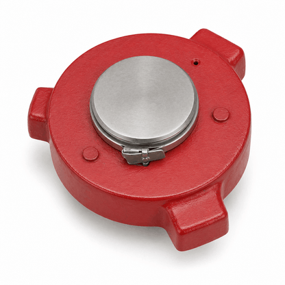 3-inch 15,000 PSI FIG 1502 positive choke blind assembly for oil and gas flowline systems and high pressure fittings
