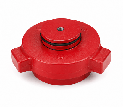 3-inch 15,000 PSI FIG 1502 positive choke blind assembly with 1/2 inch tap for oil and gas flowline high pressure iron systems