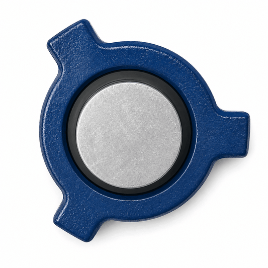 3 inch Fig 206 male blind sub with wing nut rated 2000 PSI for oilfield flowline hammer union, high pressure flow iron fitting for oil and gas operations