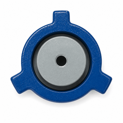 3 inch Fig 206 tapped male blind sub with wing nut 1/2 inch NPT rated 2000 PSI for oilfield hammer union flowline, high pressure flow iron fitting for oil and gas equipment