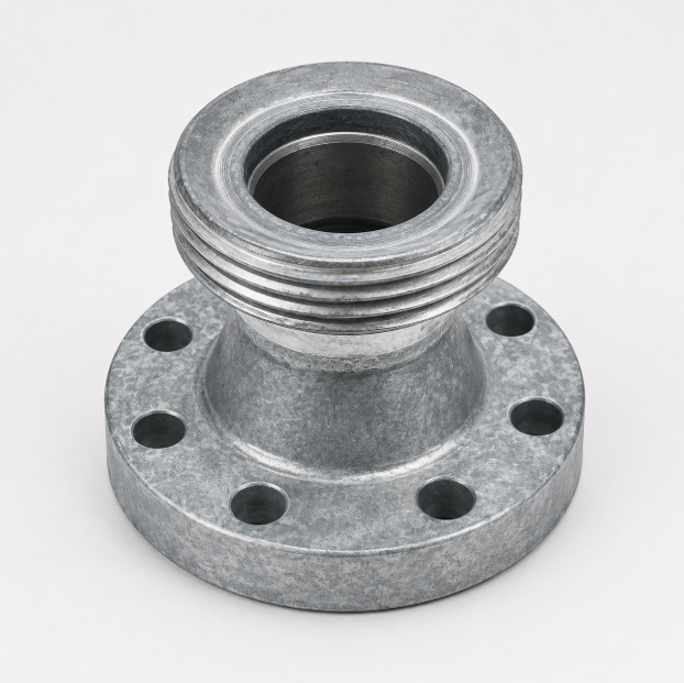 3" ANSI 600# x 3" Fig 1502 Female Thread Flange Adapter, Butt Welded Sch XH – Oil & Gas Flowline Fitting