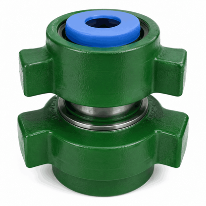3 inch FIG 1502 male wing x 2 inch male wing crossover adapter for sour service H2S high pressure flowline and oilfield frac iron applications