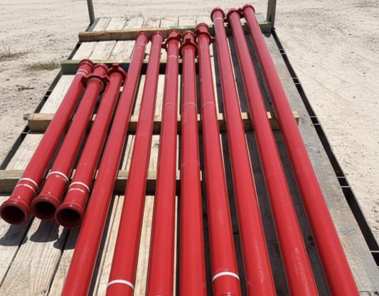 3" Fig 100 Butt Welded Pup Joint (M x F) – 10 FT | Sch XH Low-Pressure Flowline Pipe
