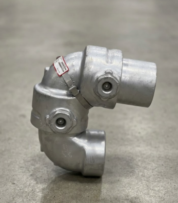 `3 inch NPT Style 50 swivel joint 6000 PSI large-bore threaded flowline iron