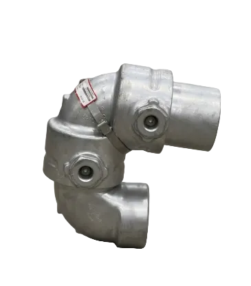 `3 inch NPT Style 50 swivel joint 6000 PSI large-bore threaded flowline iron