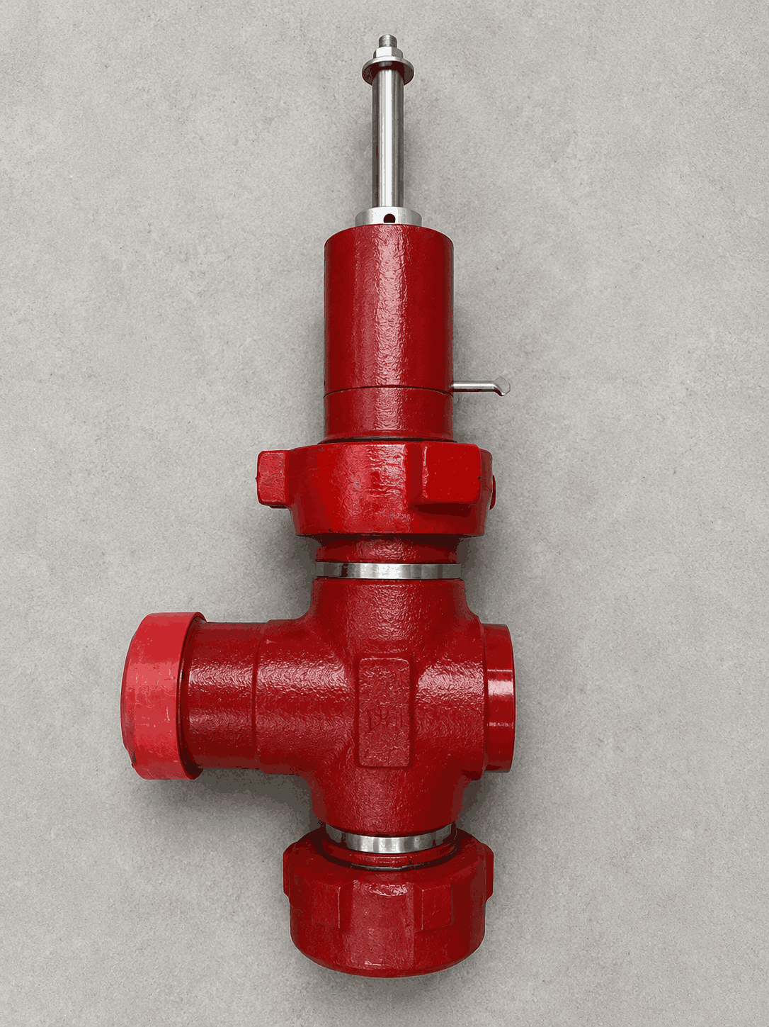 3 inch FIG 1502 Adjustable Choke Assembly with 2 inch long seat, with tap and without plugs for high pressure flowline equipment, choke valve oil and gas systems, 1502 iron applications, and API 6A pressure control operations