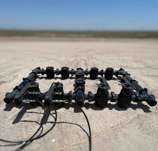 3" x 3" 15,000 PSI 10-Valve Choke Manifold (4 Hydraulic Actuated / 6 Manual) with Skid – Oil & Gas Well Control